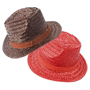 Sombrero de paja de colores para ferias 