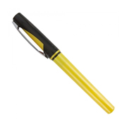 Boligrafo roller con cuerpo amarillo