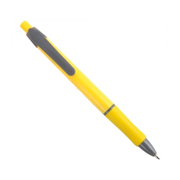 Boligrafo amarillo con clip plastico