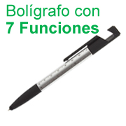 Bolígrafo con 7 funciones