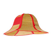 Sombrero de paja plegable para fiestas veraniegas