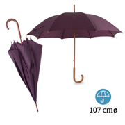 Paraguas 107 cms. con mango de madera
