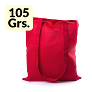 Bolsa básica de algodon 105 grs. color