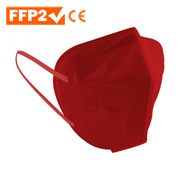  Mascarilla FFP2 roja de alta proteccion homologadas
