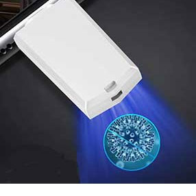 Desinfectador ultravioleta-C conector móvil y iPhone