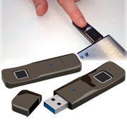 Memoria USB huella digital 64GB con logo