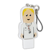 Llavero USB Doctor - Pendrive figuras 2D