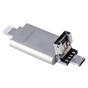 Pendrive USB multiconector para Android y iPhone