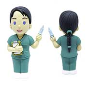 Memoria USB 3D enfermera UCI un regalo con afecto