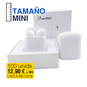 Mini auriculares Bluetooth con caja cargadora