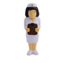 Muñeco antiestres enfermera-regalo para asociaciones