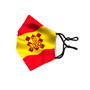 Mascarillas reutilizables de tela con bandera España 