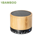 Speaker bluetooth bambú