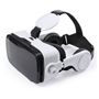 Gafas realidad virtual con cascos auriculares